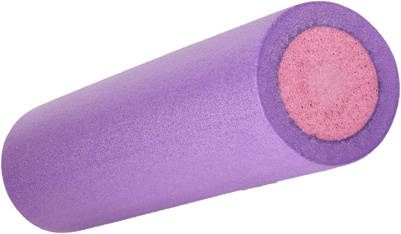 23.62 Inch PE Foam Roller, High-Density Foam Rollers for Back, High Density Body Roller for Physical Therapy, Exercise, Deep Tissue Muscle Massage (Blue)