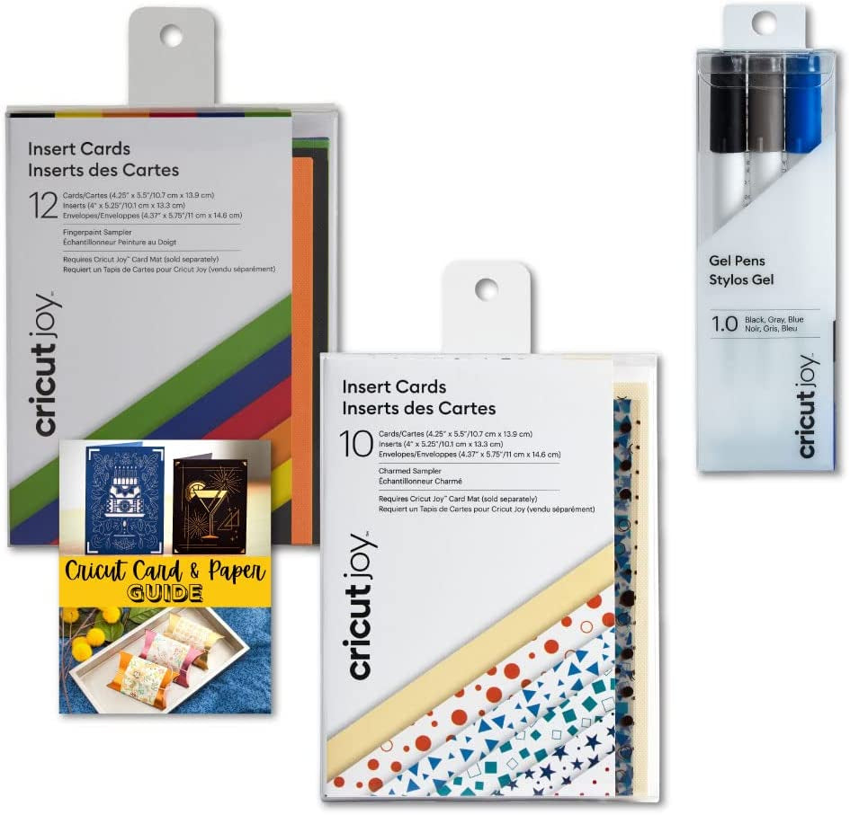 Cricut Joy Machine Insert Cards Sampler and Pen Set, Charmed and Fingerpaint Bundle