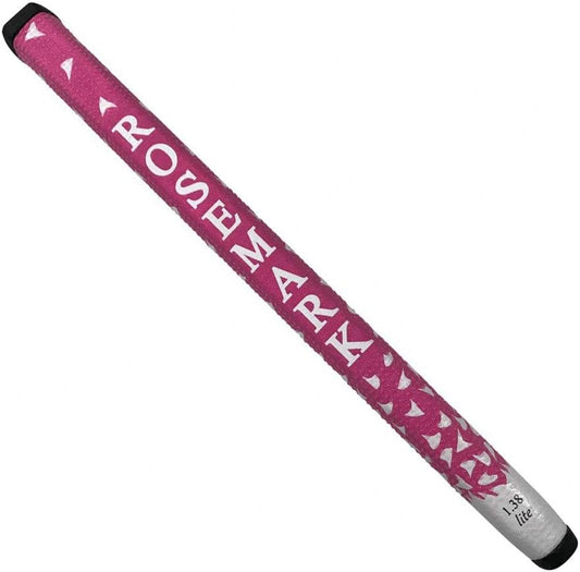 Grips 1.38 Lite Pink & White Microfiber/Silicone Putter Grip, 13"