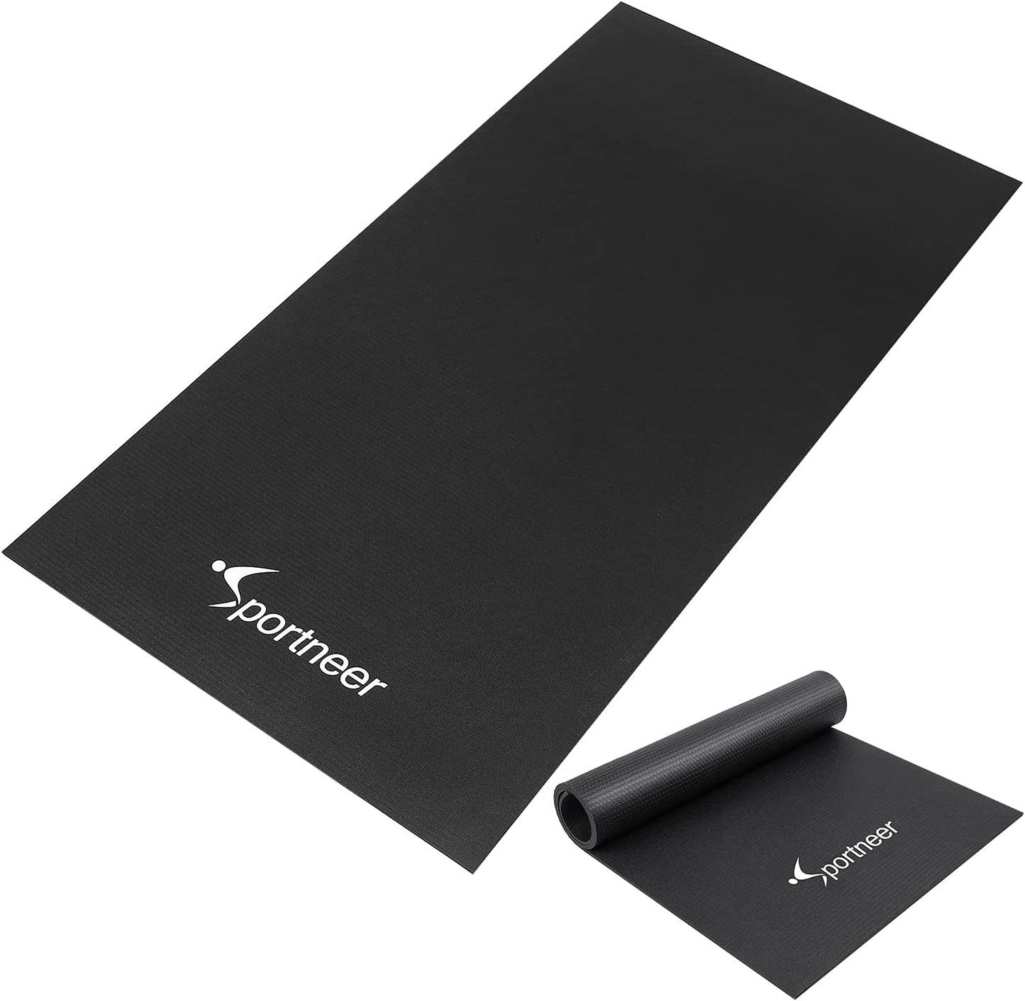 Exercise Bike Trainer Stand Mat - Sportneer Floor Carpet Protection Mats for Peloton, Indoor Riding, Stationary Spin Bike, Home Gym Workout Equipment, Treadmill