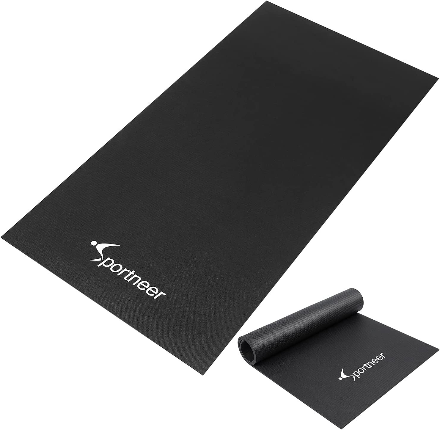 Exercise Bike Trainer Stand Mat - Sportneer Floor Carpet Protection Mats for Peloton, Indoor Riding, Stationary Spin Bike, Home Gym Workout Equipment, Treadmill