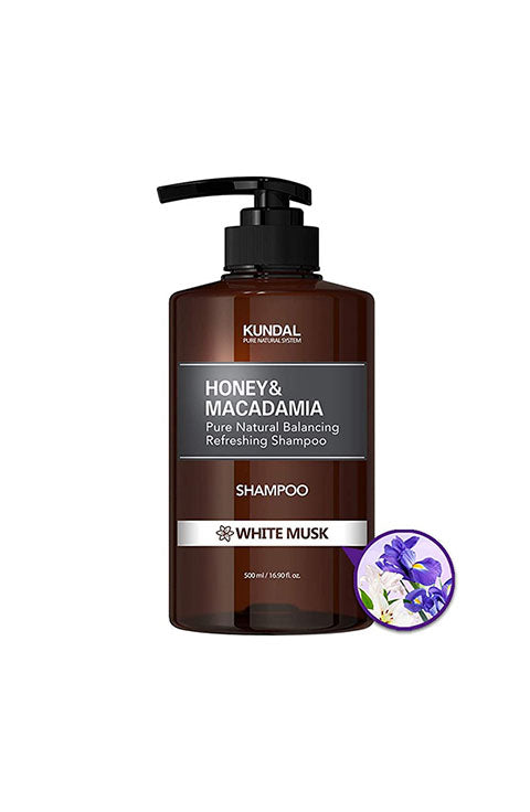 Kundal Honey & Macadamia White Musk Shampoo or Treatment 500Ml - Palace Beauty Galleria