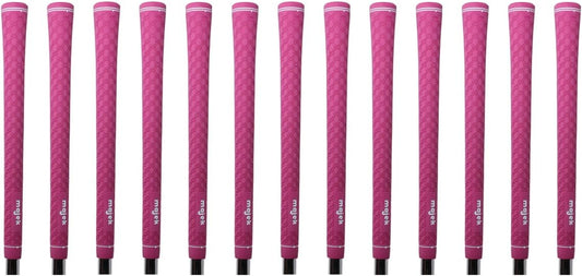 13 Majek Ladies Tour Pro Dark Pink Undersize Golf Grips