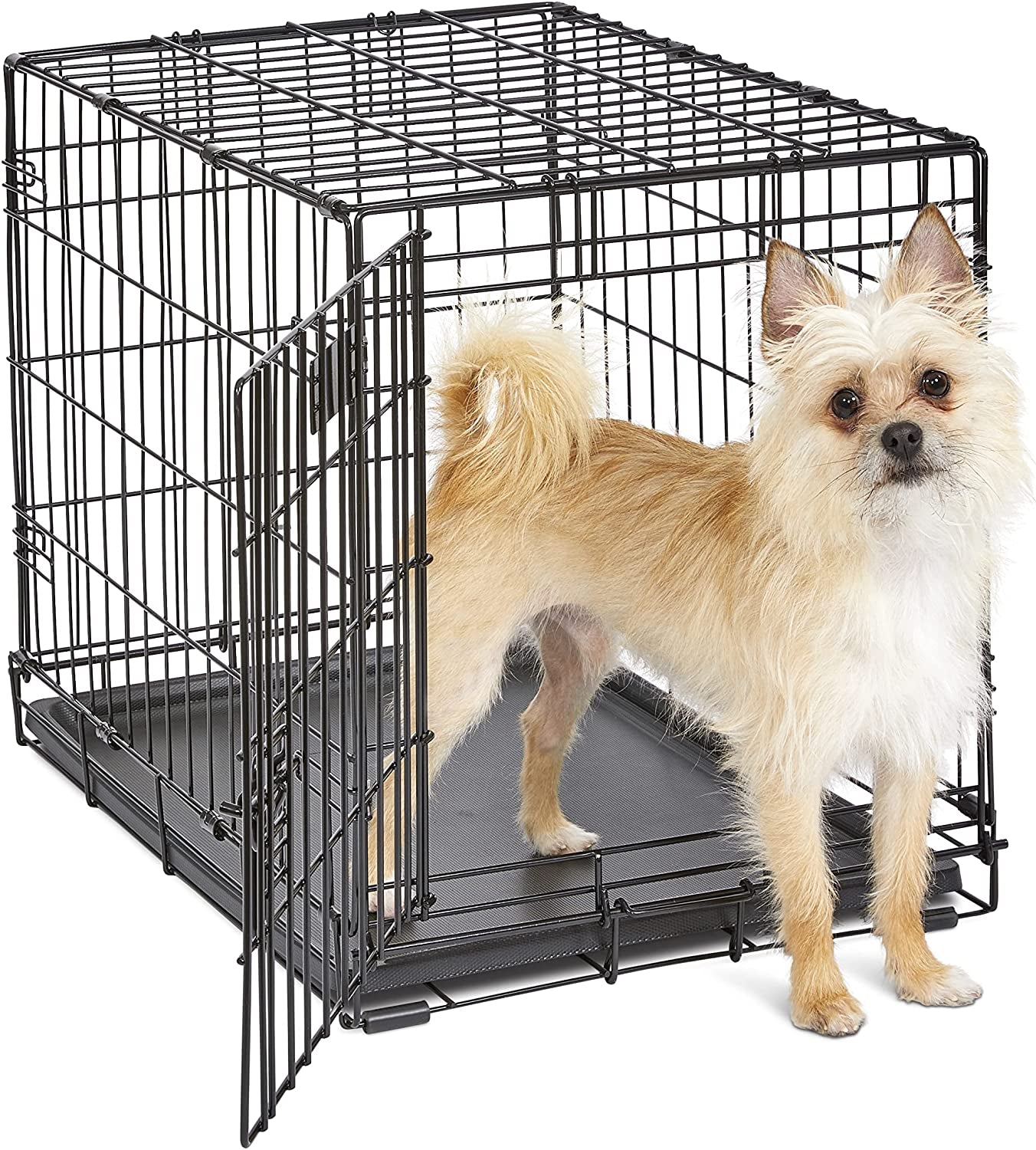 Midwest Homes for Pets Newly Enhanced Single & Double Door Icrate Dog Crate & Privacy Dog Crate Cover Fits Midwest Dog Crates, Machine Wash & Dry