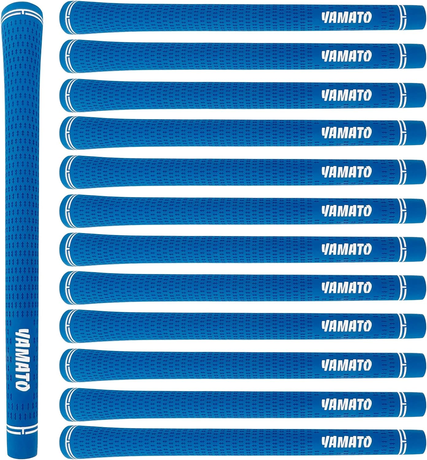 yamato Black Nature Rubber Golf Grips Set Packed with 8/9/13 Piece Junior/Midsize/Jumbo Golf Club Grips,All Weather Golf Grip