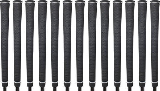 13 Piece Senior Men's Jumbo Oversize Golf Grips +1/8" Thicker Than Standard Perfect for Large Hands or Arthritic Fingers