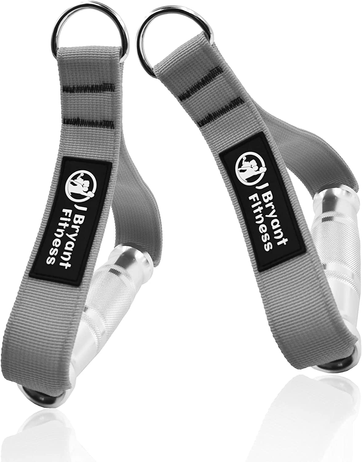 J Bryant Fitness Metal Gym Handles for Cable Machine Attachment Heavy Duty Aluminum Alloy Handle Grips Durable Workout Handles for Resistance Bands Pulley LAT Pull down System