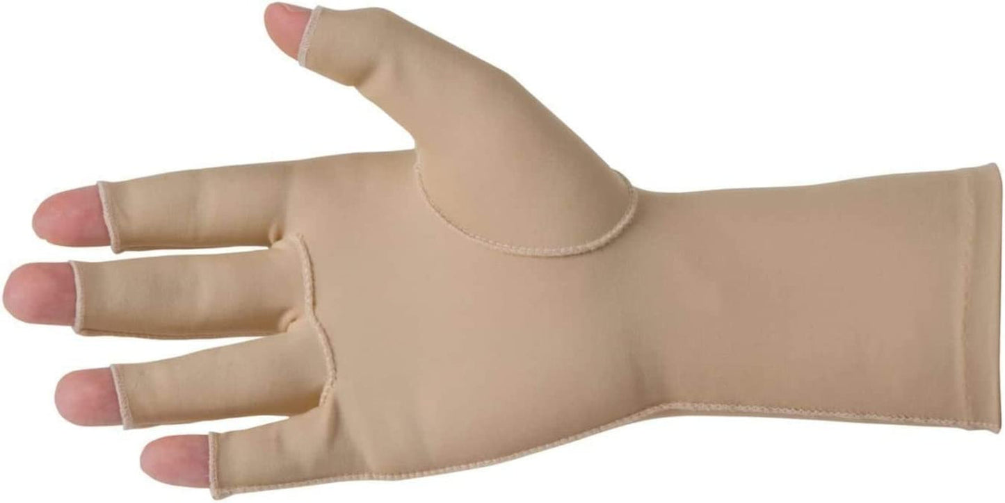 Over-The-Wrist Edema Glove, Open Finger, Comfortable Economical Gloves Provide Gentle Compression, Right Hand, Medium