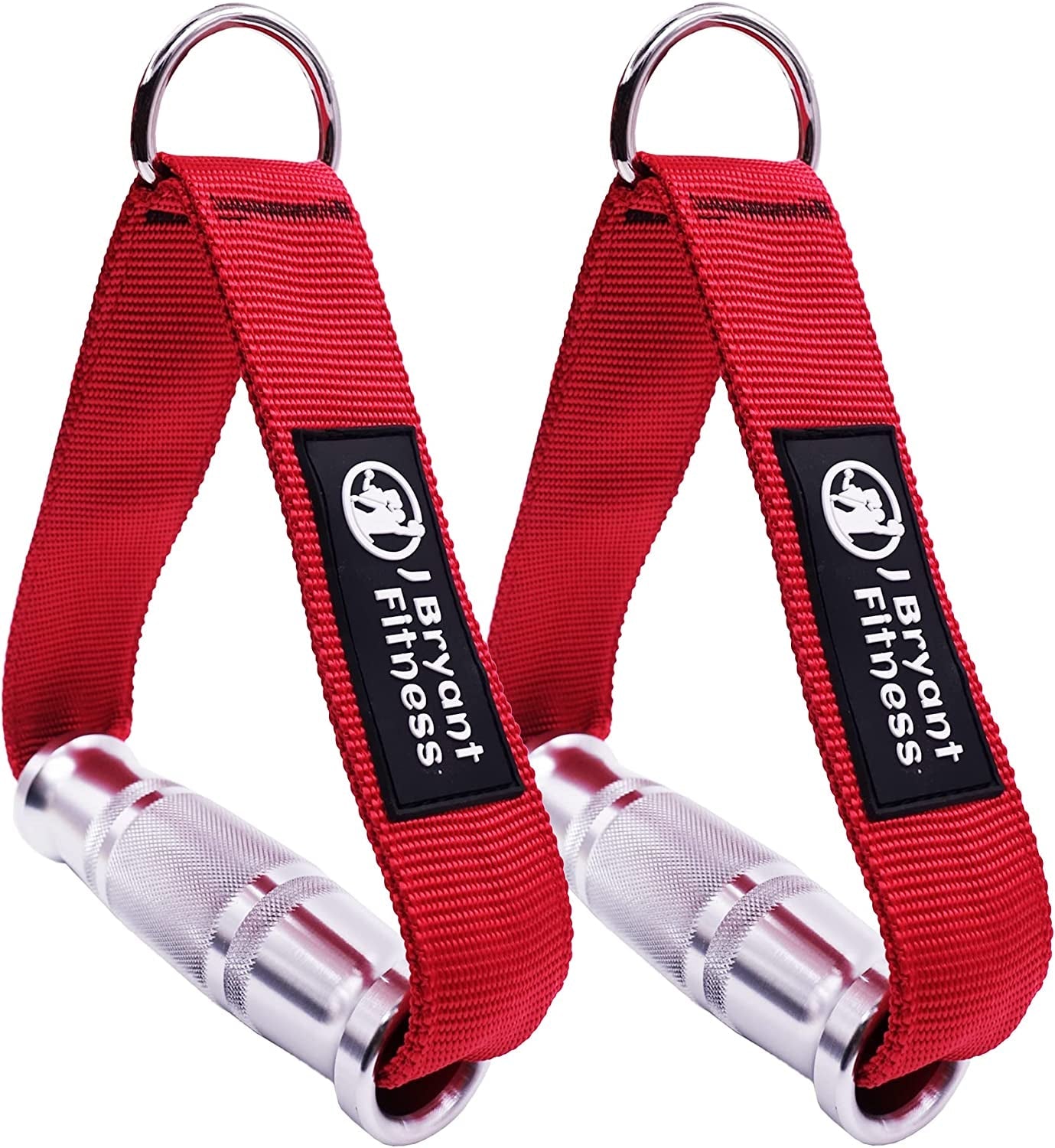 J Bryant Fitness Metal Gym Handles for Cable Machine Attachment Heavy Duty Aluminum Alloy Handle Grips Durable Workout Handles for Resistance Bands Pulley LAT Pull down System