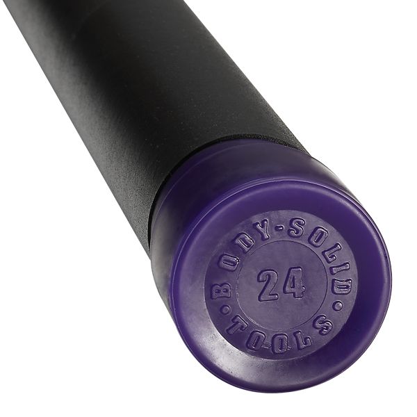 Body-Solid Tools 24lb Fitness Bar (Dark Purple)