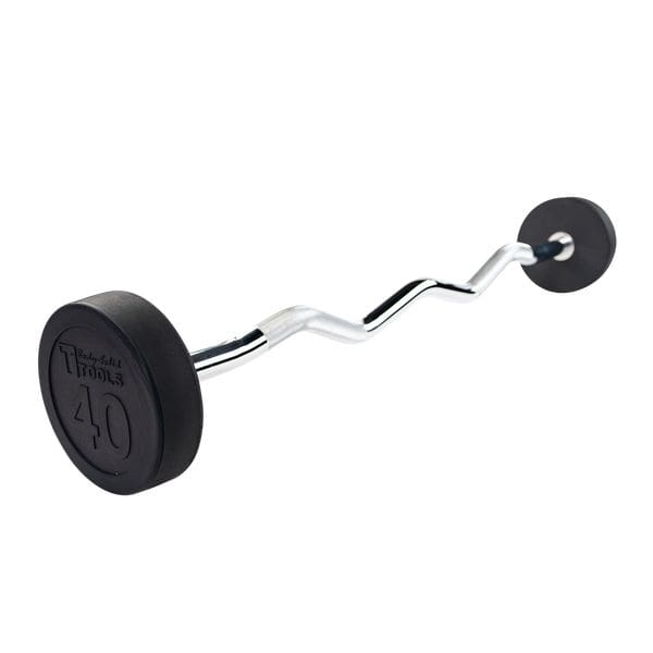 Body-Solid Tools Fixed Weight Ez-Curl Barbells