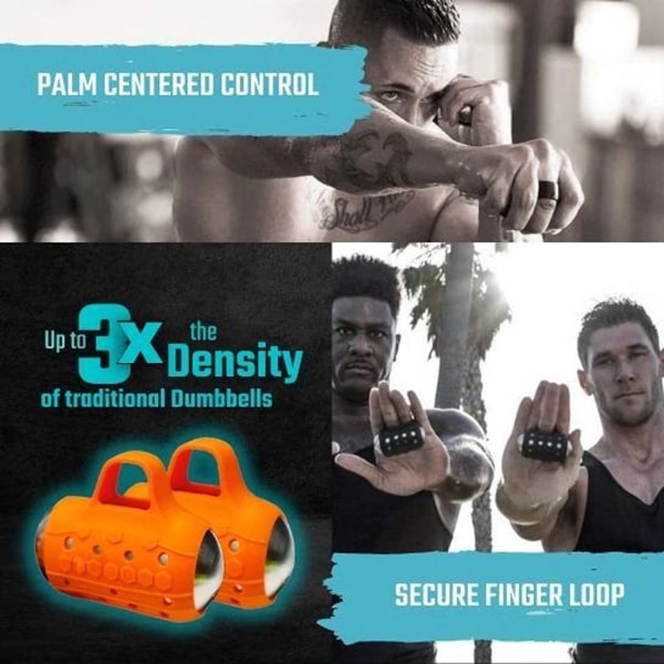 Egg Weights 3Lbs Cardio Max With Bag Orange