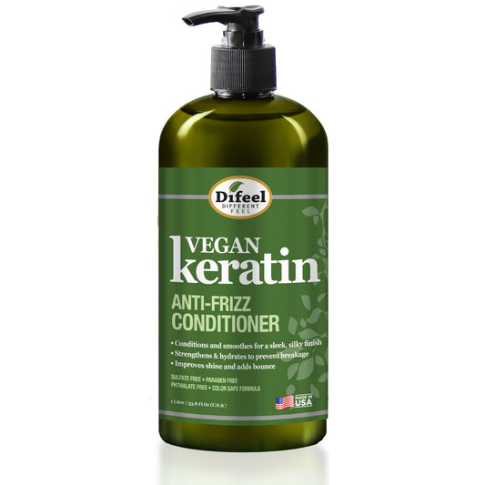 Difeel Vegan Keratin Anti Frizz Conditioner 33.8 oz.
