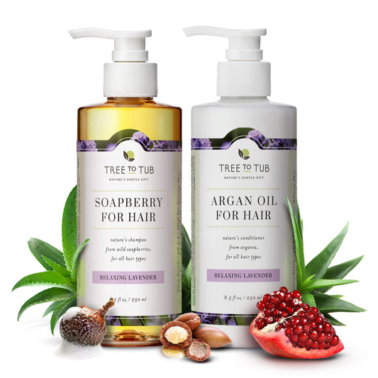 Lavender Shampoo and Conditioner for Sensitive Scalp