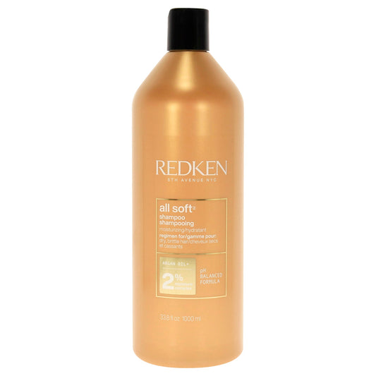 All Soft Shampoo-NP by Redken for Unisex - 33.8 oz Shampoo
