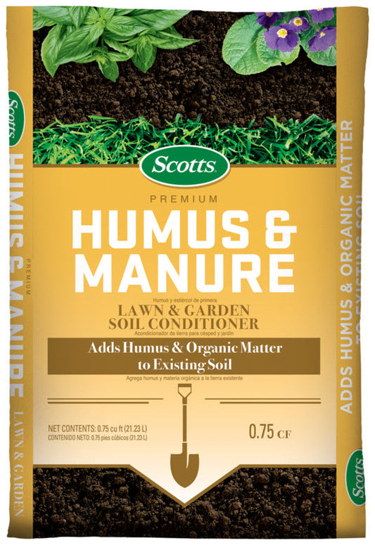 Scotts 71530751 Humus and Manure, Earthy, 0.75 cu-ft
