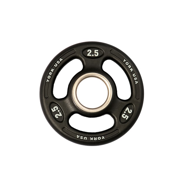 York Barbell 2" Iso-Grip Urethane Plate