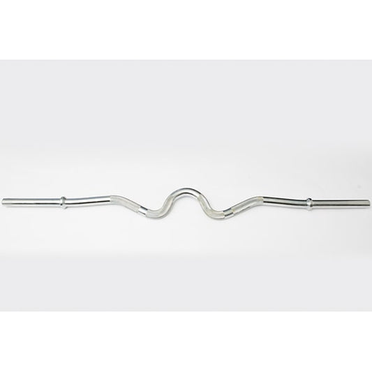 York Barbell Chrome Super Curl Bar w/ Fixed Inner Collars