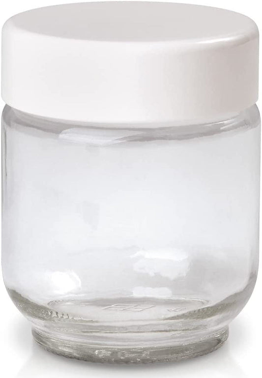 Euro Cuisine Glass Jars for Yogurt Maker, Set of 8