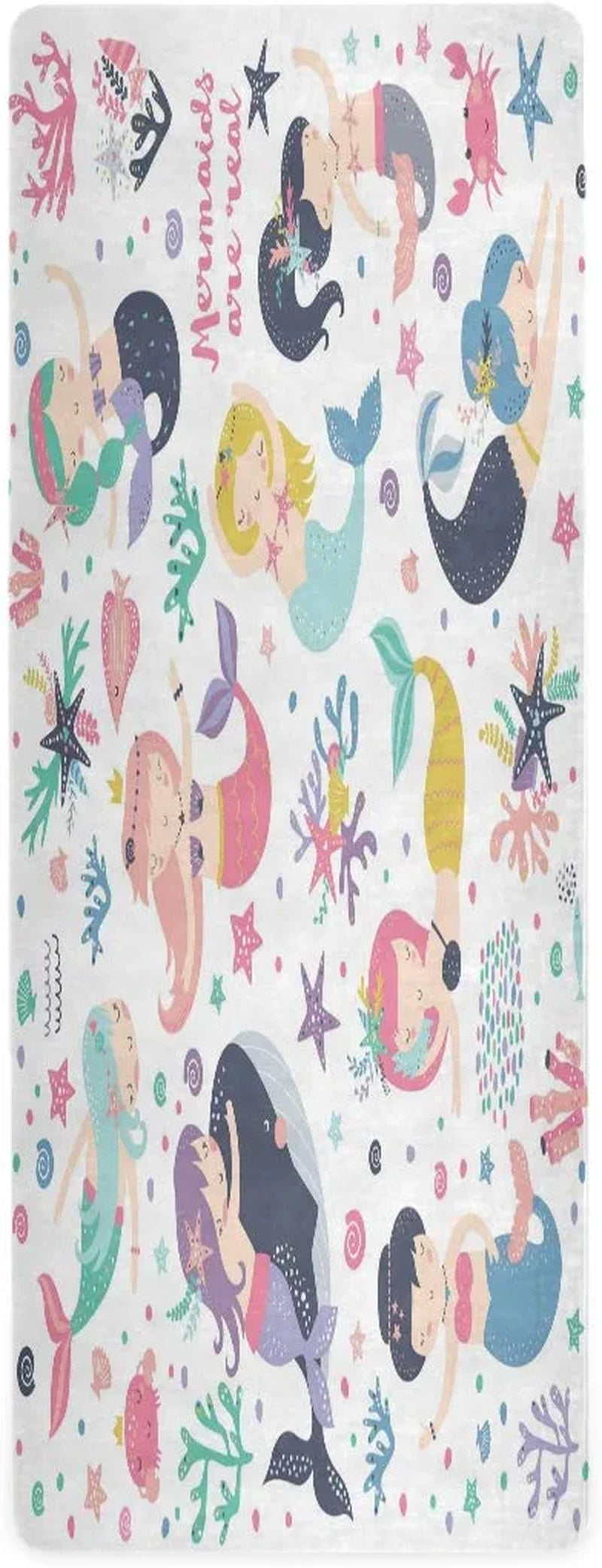 Qilmy Fantasy Mandala Pattern Yoga Mat, Non-Slip Texture Pro Yoga Mat Eco Friendly Exercise & Workout Mat for Yoga, Pilates and Floor Exercises