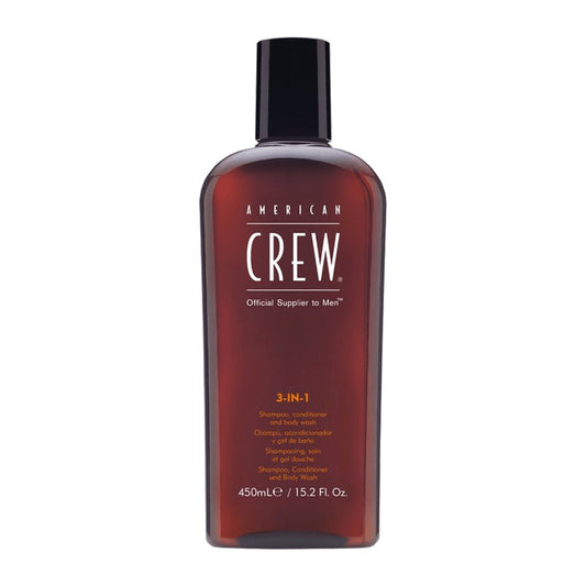 American Crew 3-in-1 Shampoo, Conditioner and Body Wash, 450ml
