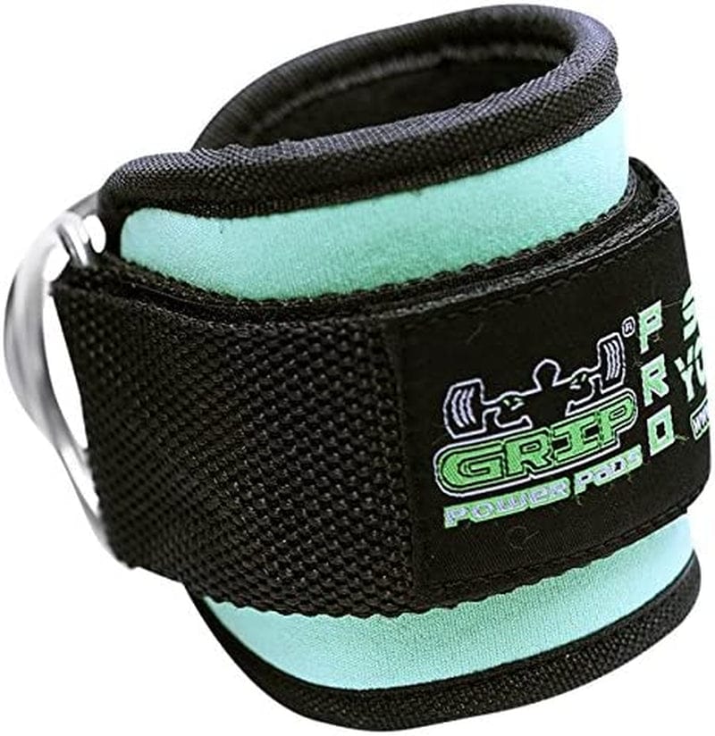 Ankle Straps for Cable Machines Double D-Ring Gym Adjustable Neoprene Premium Cuffs to Enhance Legs Abs & Glutes Kickbacks Workouts Leg Curls Extensions Booty Hip Abductors Exercise for Men & Women