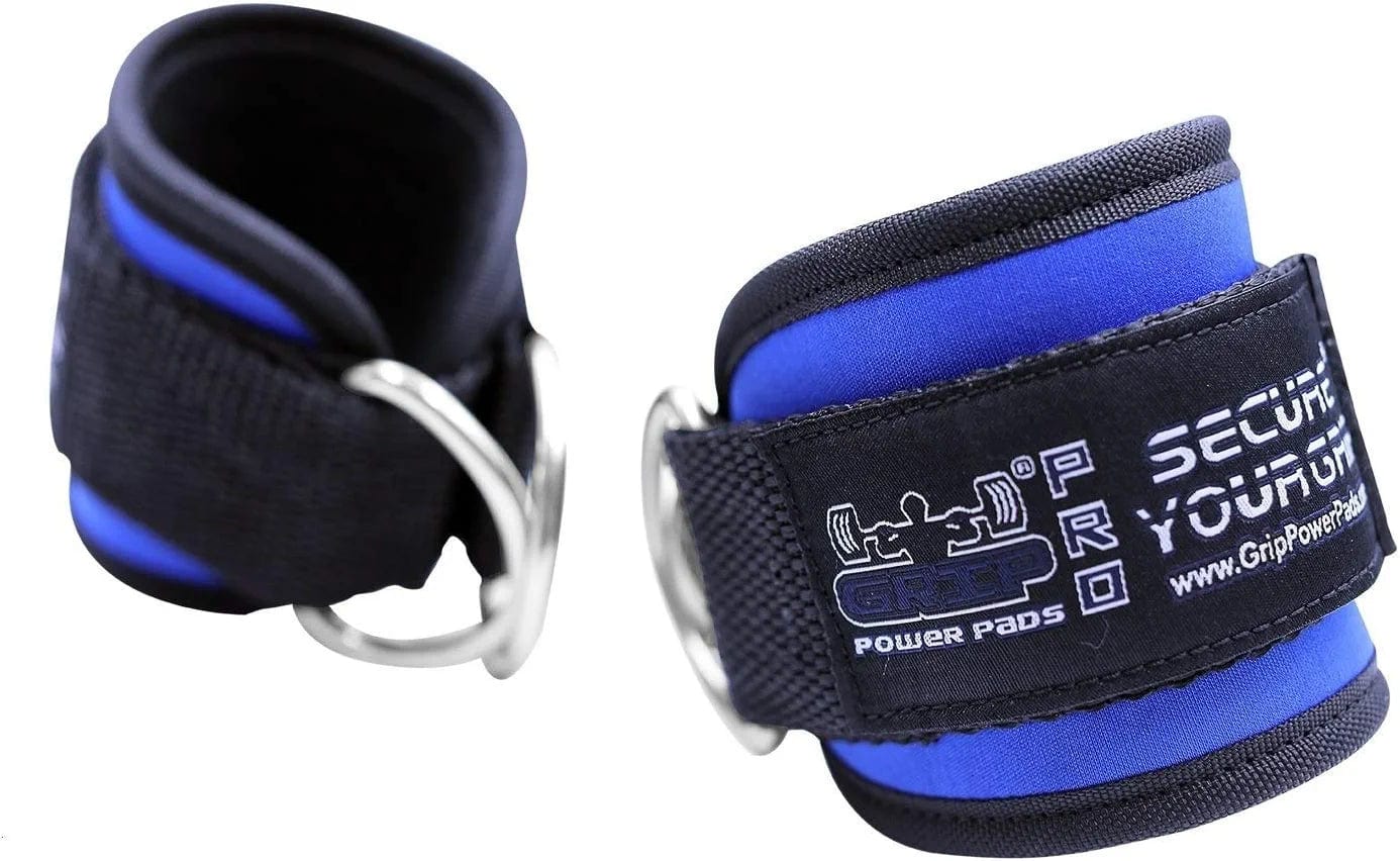 Ankle Straps for Cable Machines Double D-Ring Gym Adjustable Neoprene Premium Cuffs to Enhance Legs Abs & Glutes Kickbacks Workouts Leg Curls Extensions Booty Hip Abductors Exercise for Men & Women