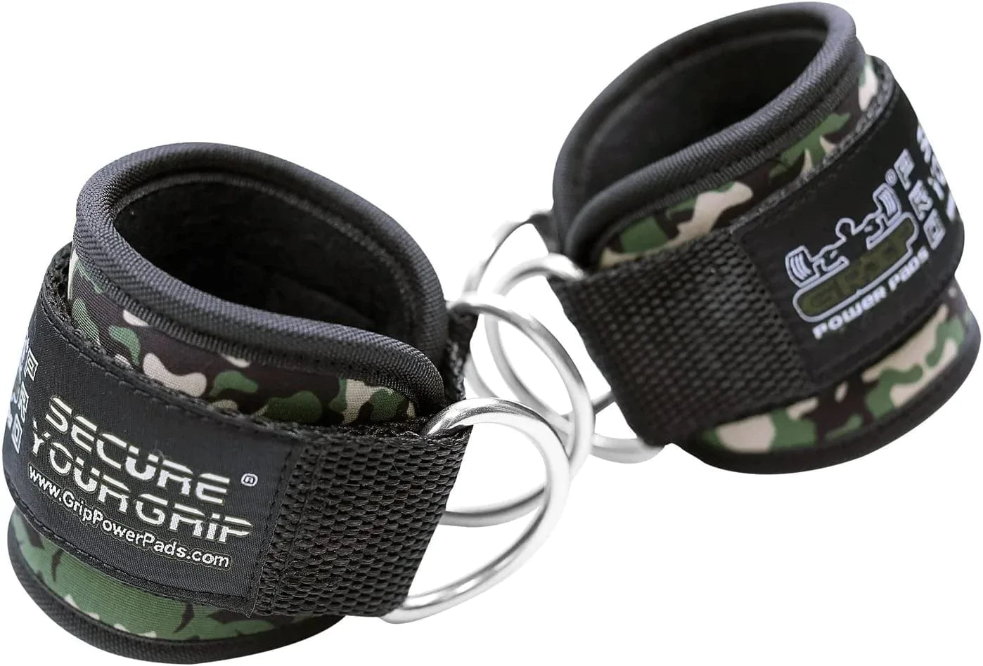 Ankle Straps for Cable Machines Double D-Ring Gym Adjustable Neoprene Premium Cuffs to Enhance Legs Abs & Glutes Kickbacks Workouts Leg Curls Extensions Booty Hip Abductors Exercise for Men & Women