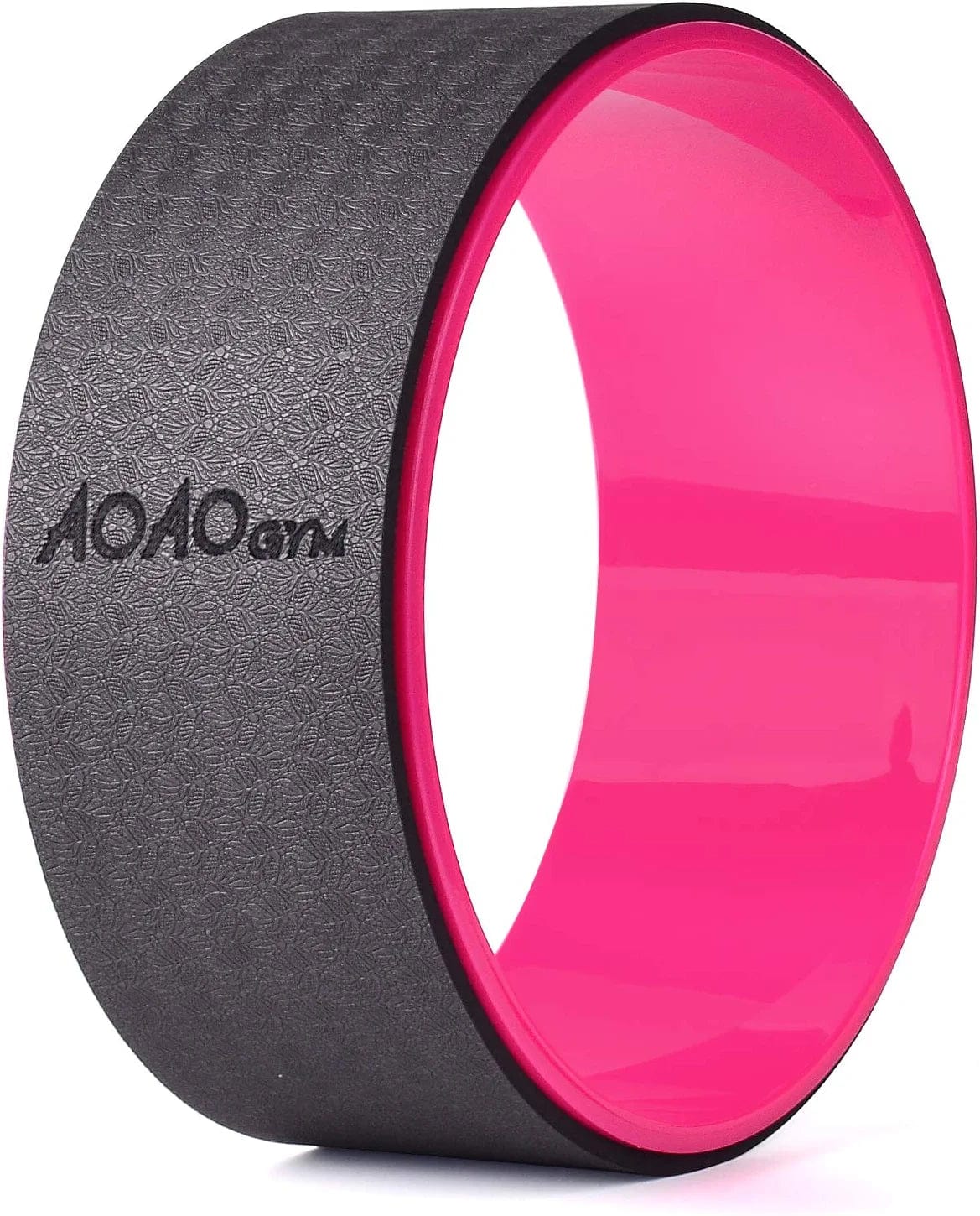 AOAOGYM Yoga Wheel Back Wheel for Back Pain, Stretches and Strengthens Core Muscles, Relieves Strain to Muscles and Ligaments, 13 X 5 Inch