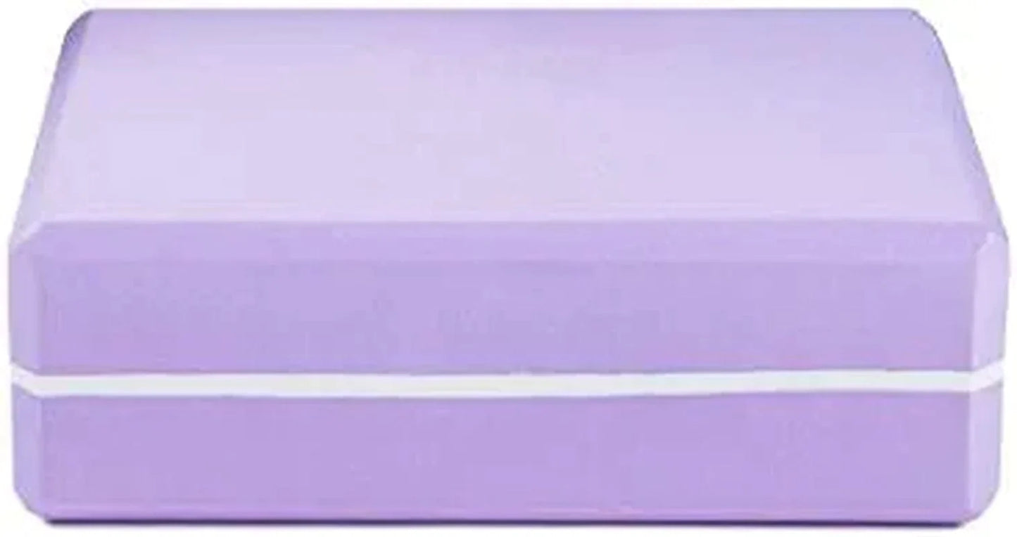 Asanas Yoga Block - Designer High Density EVA Foam Non-Slip Surface for Yoga, Pilates & Meditation