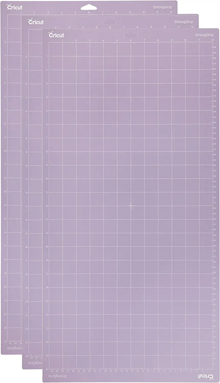 Cricut Standardgrip Machine Mats 12In X 12In, Reusable Cutting Mats for Crafts with Protective Film, Use with Cardstock, Iron On, Vinyl and More, Compatible with Cricut Explore & Maker (3 Count)