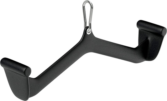 Home Gym Fitness Tricep Press down Cable Machine Attachment LAT Pulldown Attachment, Weight Machine Accessories V Handle with Rotation Tricep Rope, Rotating Bar V-Shaped Bar