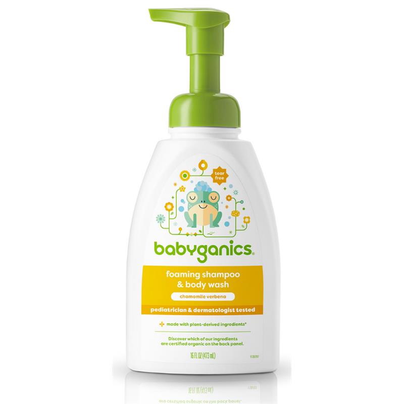 Babyganics Shampoo & Body Wash Chamomile Verbena 16 Oz