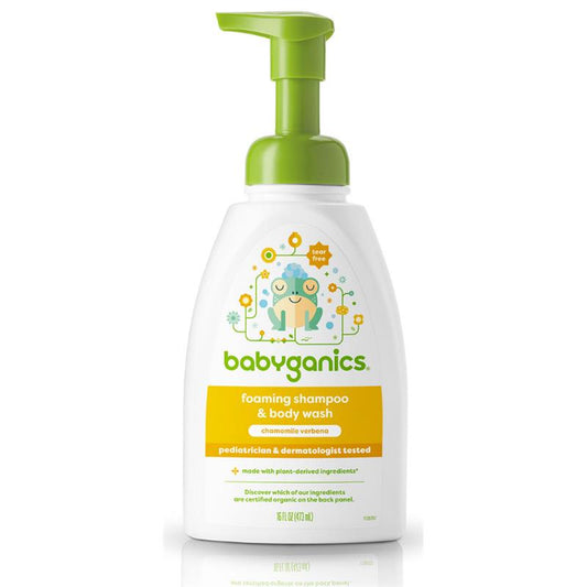 Babyganics Shampoo & Body Wash Chamomile Verbena 16 Oz