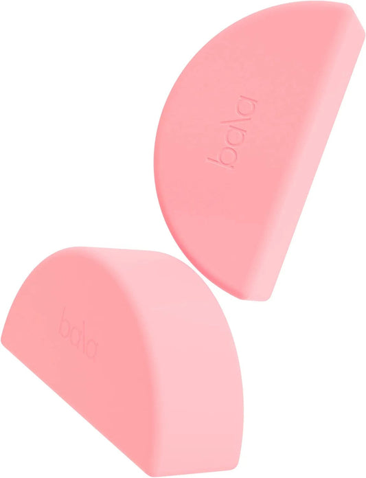 Bala Balance Blocks - Set of 2, Semi-Circular Shape | Yoga, Stretching, Rehabilitation | Blush
