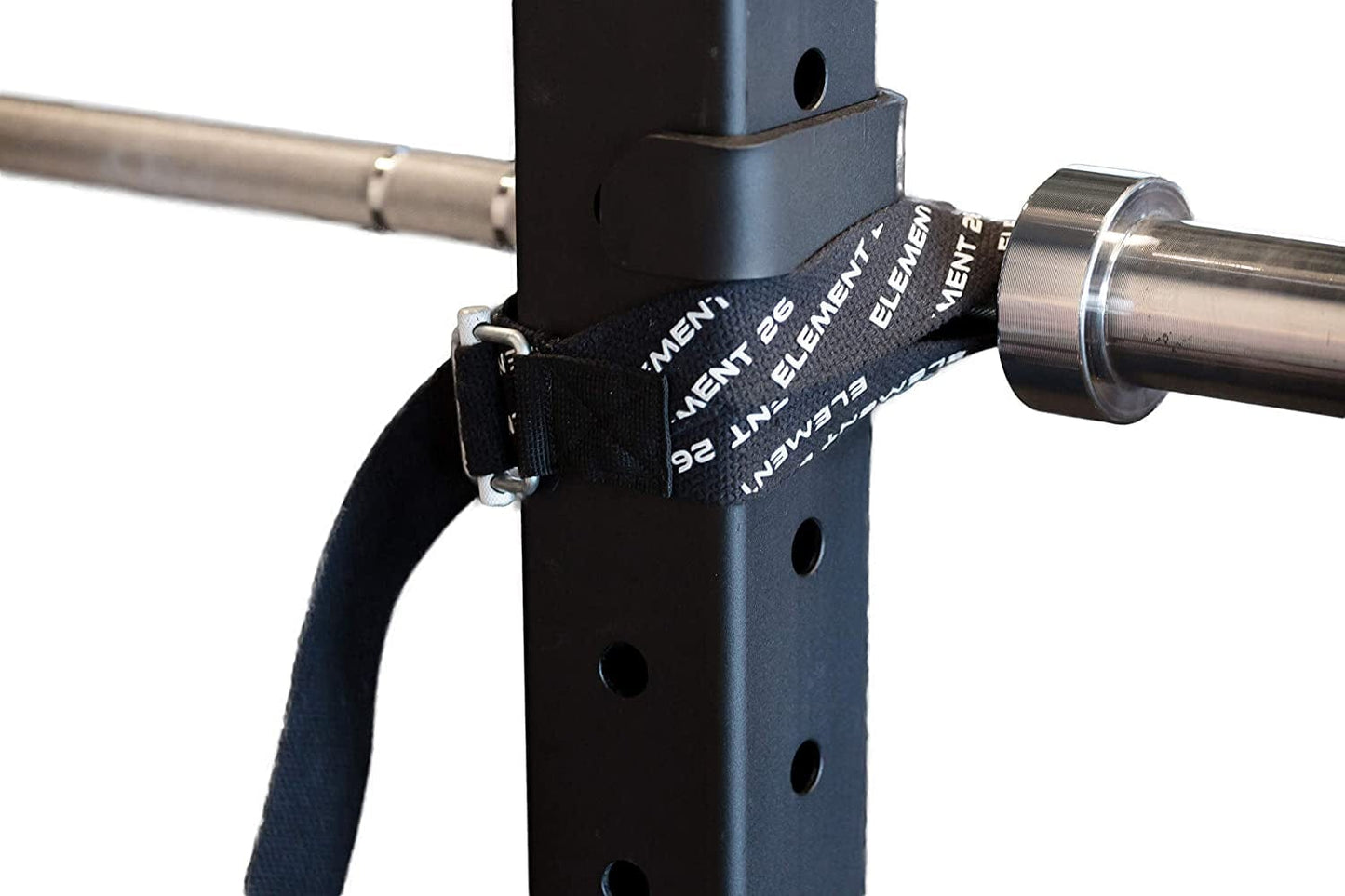 Barbelts Squat Rack Accessory (Sold as a Pair) - Lock the Barbell into the Rack to Turn Squat Racks into a Full Gymnastics Suite - Gymnastics Bar - Functional Fitness - Muscle Ups - Home Gym