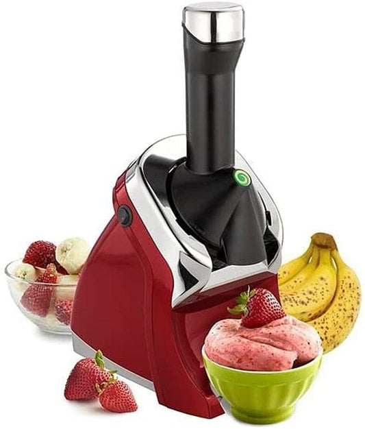 BATHINDIAN Non-Dairy Frozen Fruit Soft Serve Dessert Maker BPA Free, Includes 75 Recipes, 200 Watt, without Additional Fats, Sugars, or Preservatives, Suitable for Kitchen, Dining Room, Etc, Black