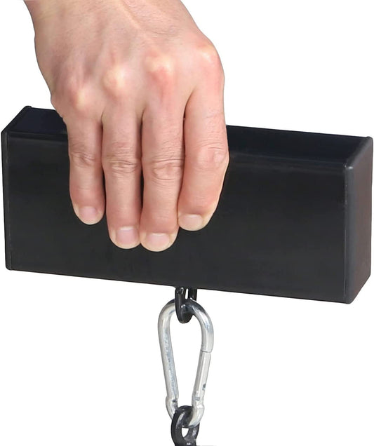 SYL Fitness Cable Pulley System Gym Equipment, Squat Rack Accessories for LAT Pulldown - DIY Home Gym Cable Machine - Weight Plates Loading Pin - Hand Grip Pinch Block