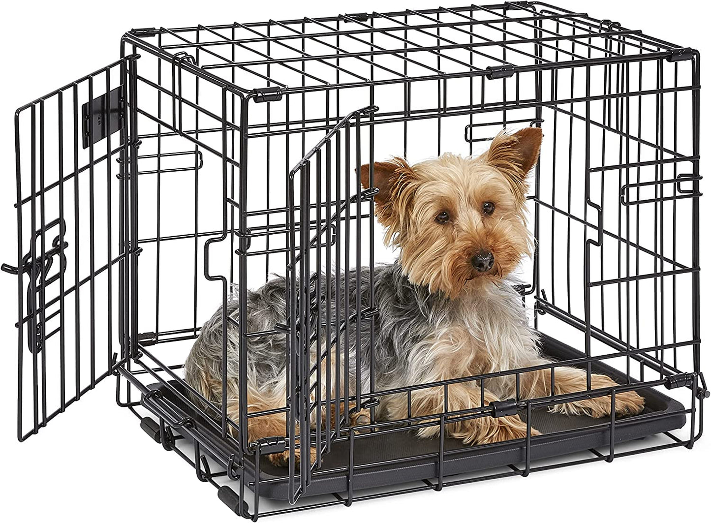 Midwest Homes for Pets Newly Enhanced Single & Double Door Icrate Dog Crate & Privacy Dog Crate Cover Fits Midwest Dog Crates, Machine Wash & Dry