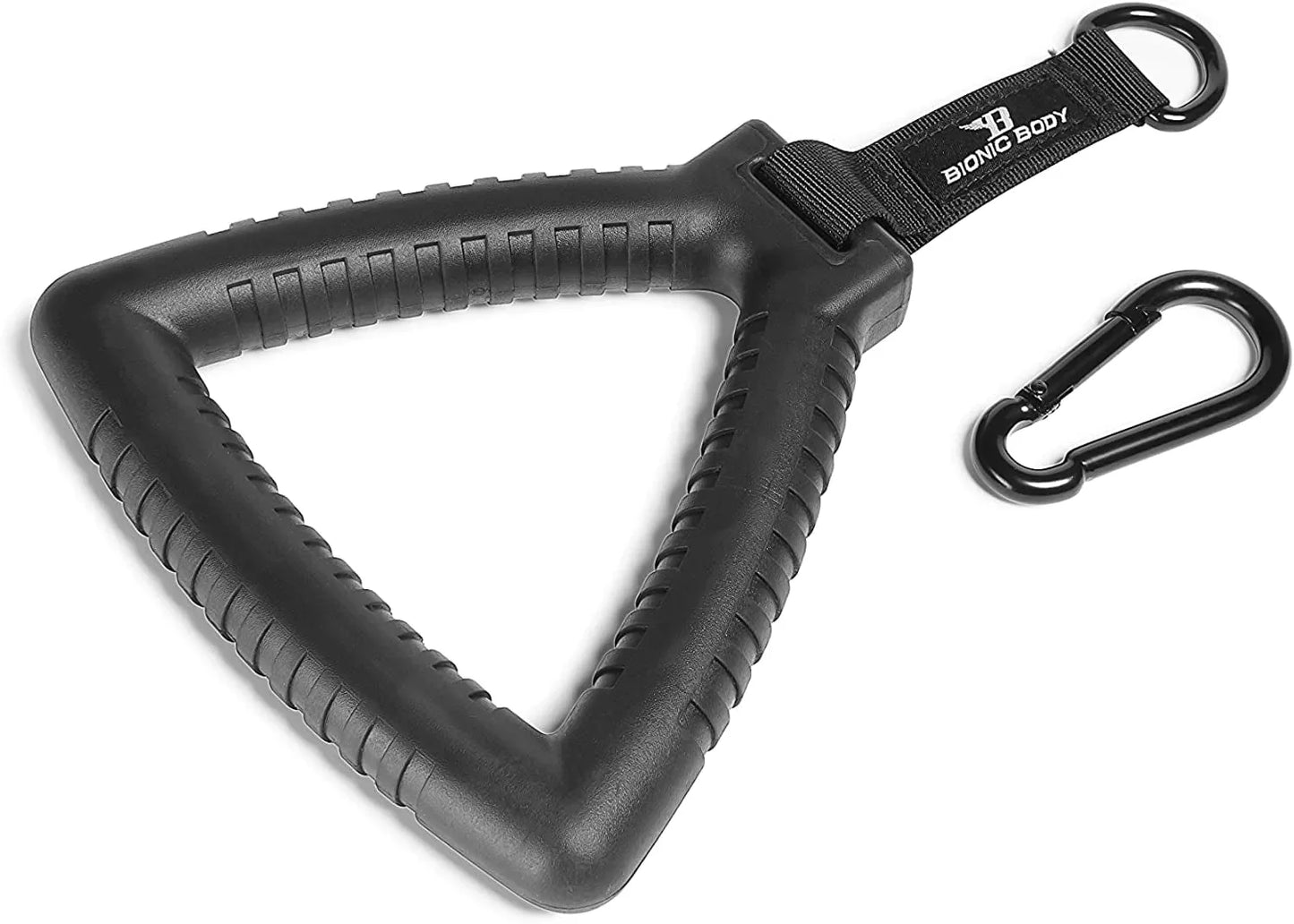 Bionic Body Tri-Grip Single Handle with Carabiner Clip Workout Resistance Tube Accessory BBTG-005 , 2.50 X 7.00 X 8.00 Inches
