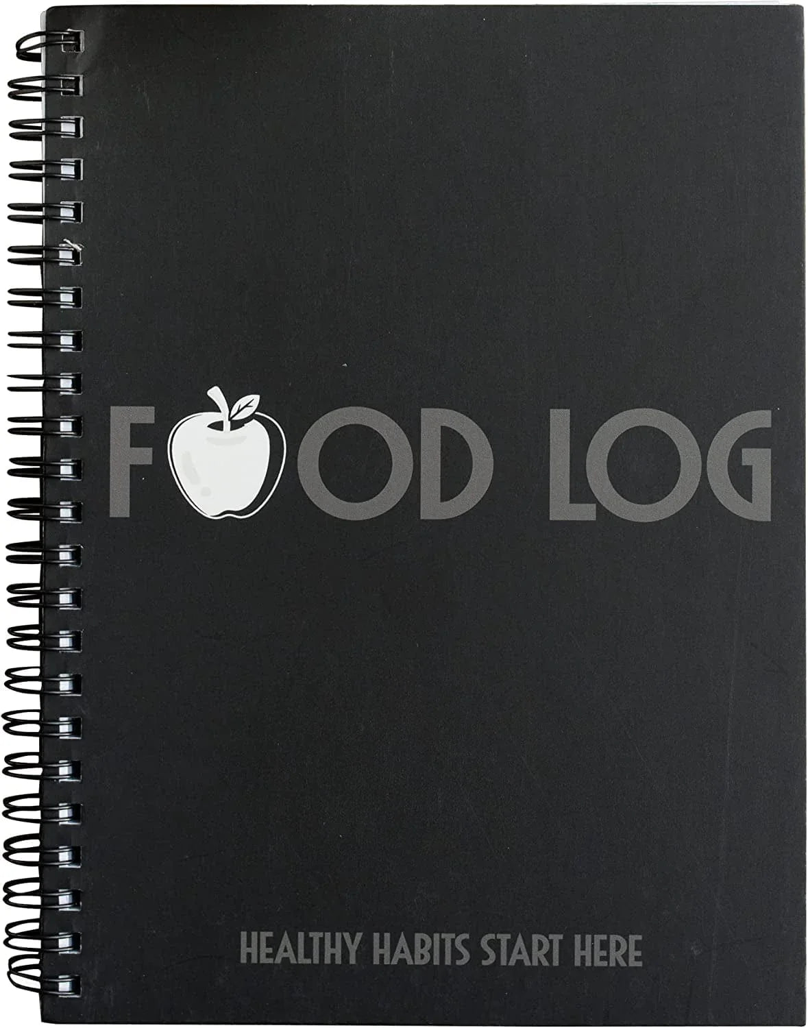 Black Fitness Journal Workout Book - Fitness Planner - Daily Log Planner - Workout Log Book for Weight Loss, Lifting, WOD for Men & Women to Track Goals & Muscle Gain -Workout Accessories