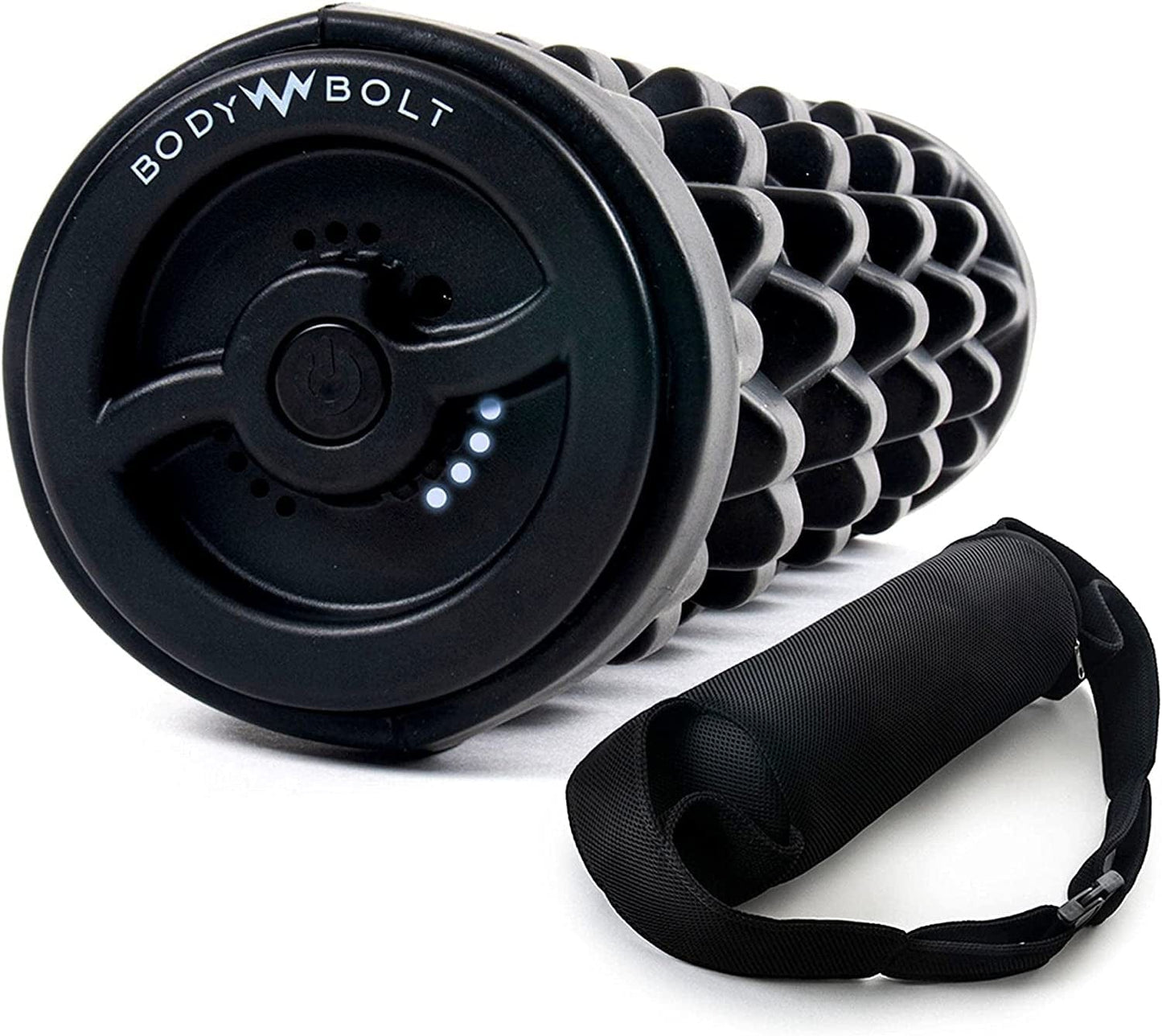 Body Bolt Vibrating Foam Roller – Electric Foam Back Roller with 4 Speeds for Recovery – Deep Tissue, Trigger Point Sports Massage Therapy