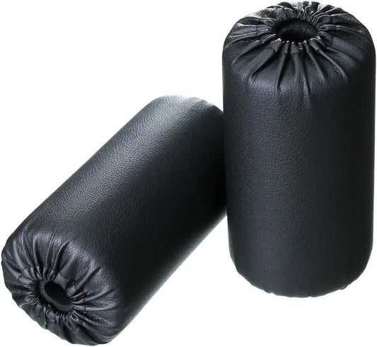Foam Foot Pads Rollers Set of a Pair (8"X4"X20Mm) for Home Gym Exercise Machines Equipments Replacements with 1 Inch Rod