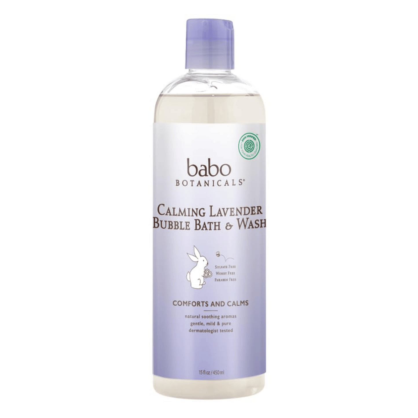 Babo Botanicals Calming Lavender Bubble Bath & Wash (15 fl oz) #10072450