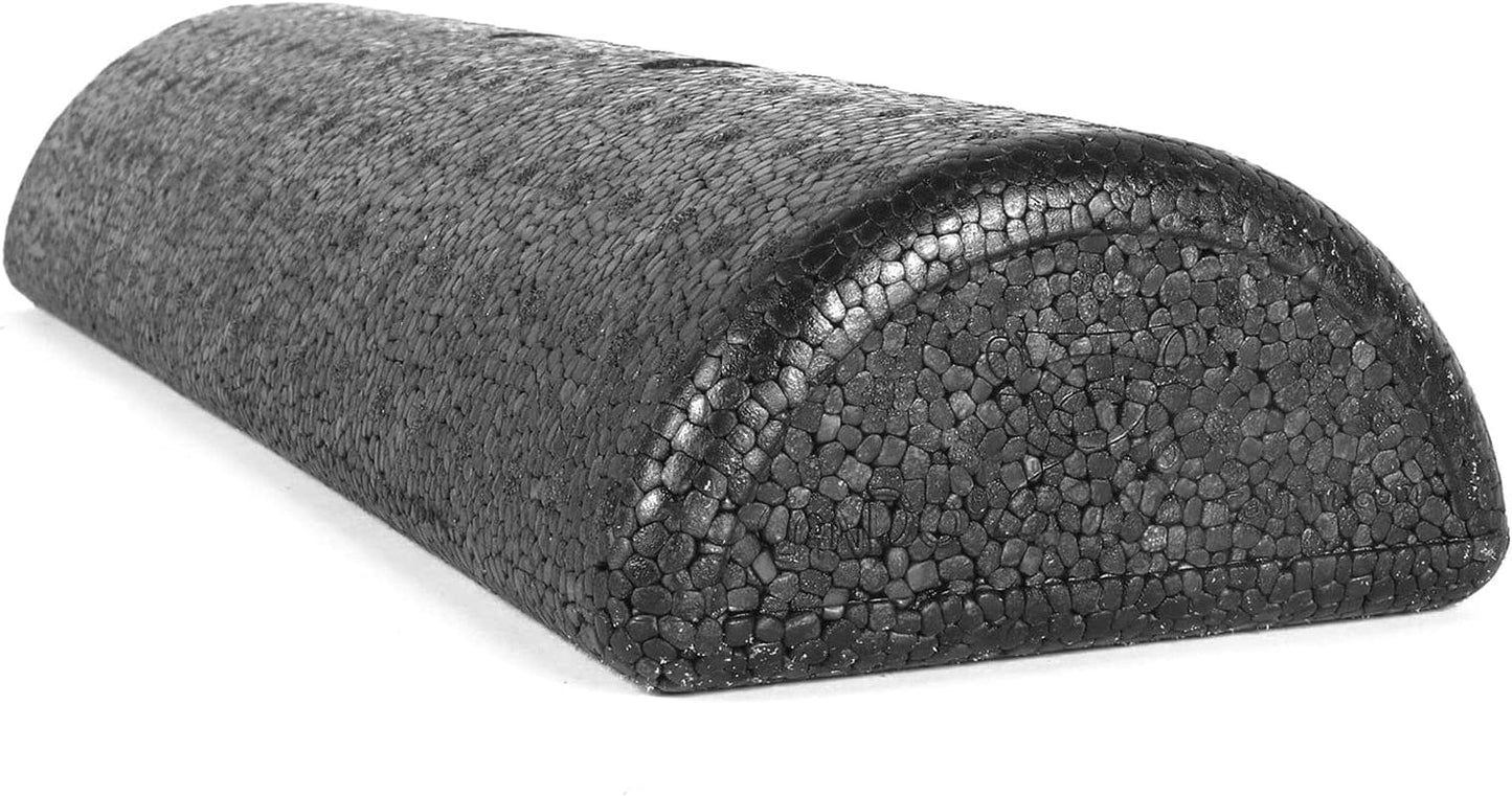 Cando Black Composite High-Density Foam Rollers for Muscle Restoration Massage Therapy Sport Recovery and Physical Therapy 6" X 36" Round