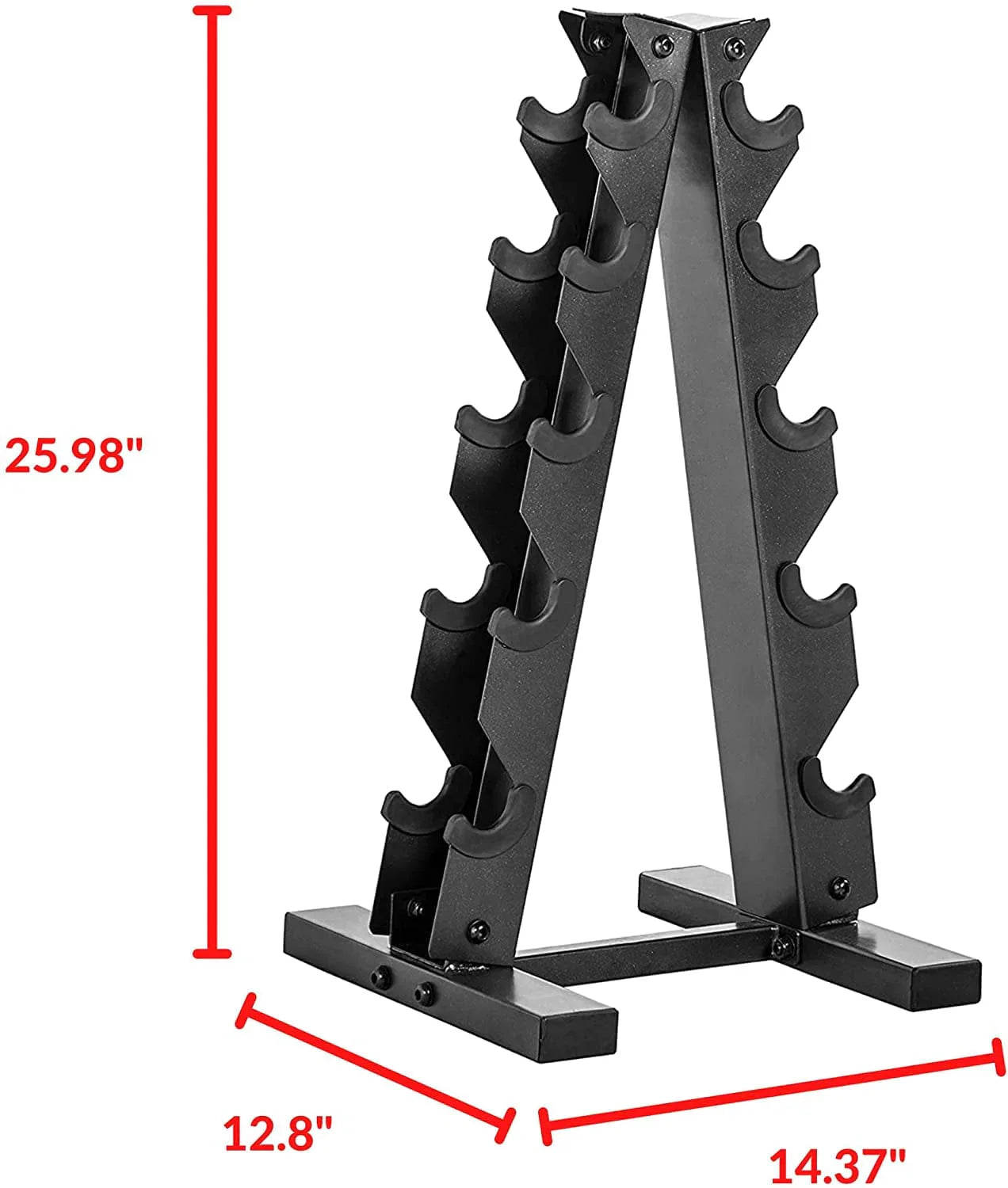 CAP Barbell A-Frame Dumbbell Weight Rack, Color Series