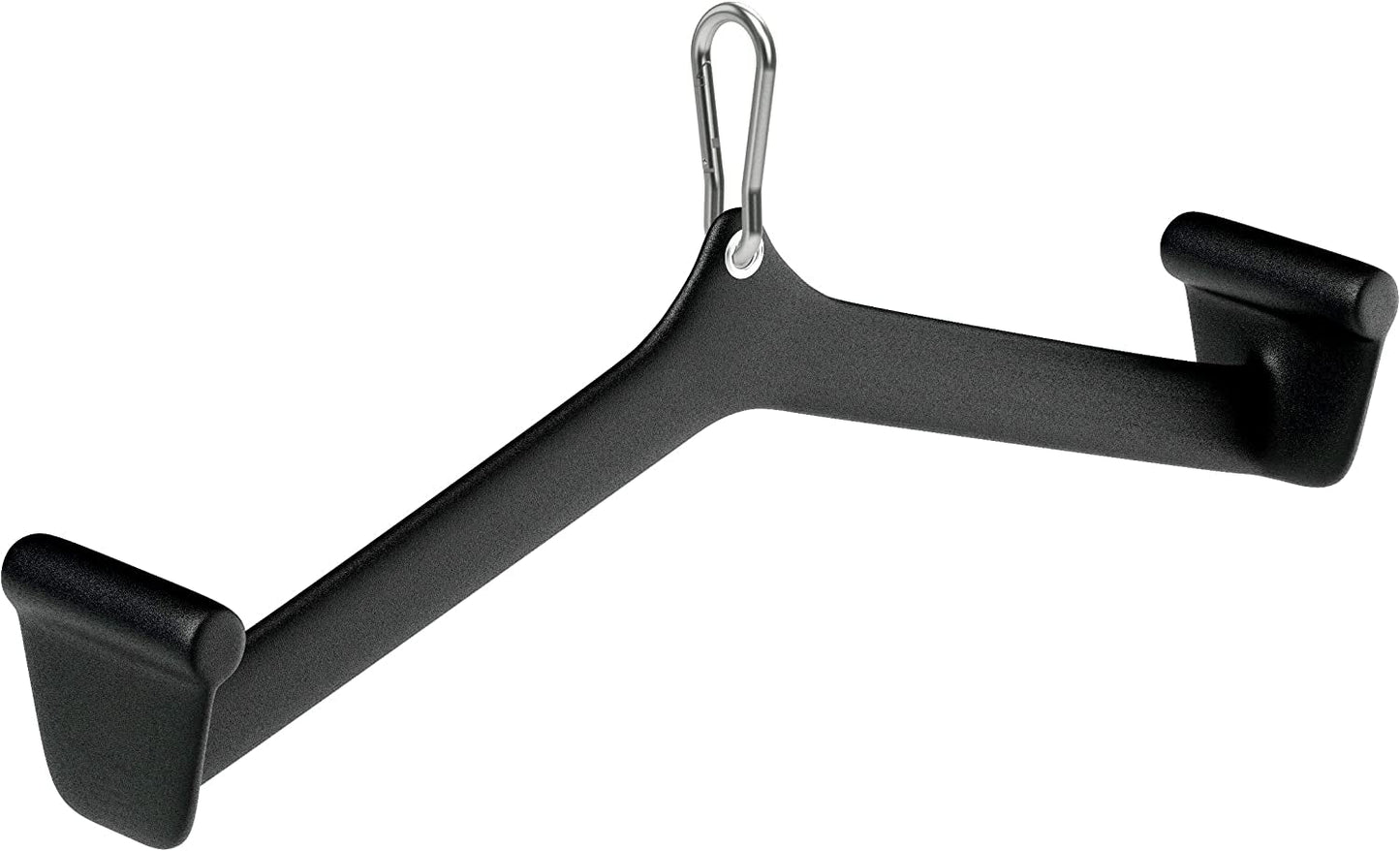 Home Gym Fitness Tricep Press down Cable Machine Attachment LAT Pulldown Attachment, Weight Machine Accessories V Handle with Rotation Tricep Rope, Rotating Bar V-Shaped Bar