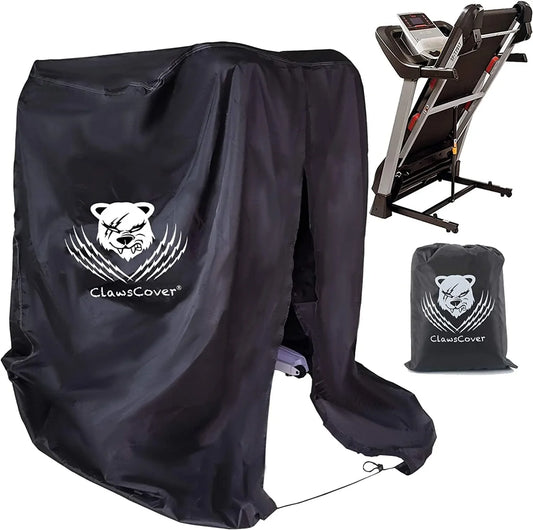 Clawscover Treadmill Cover Waterproof Dustproof Running Machine Cover Exercise Workout Equipment Protective with Windproof Drawstring and Air Vents for Home Gym Indoor Outdoor