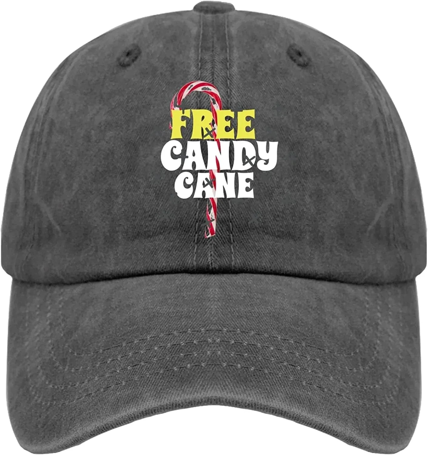 Cool Hats for Men Christmas Cap for Womens Running Cap Quick Dry Free Candy Canee Sun Visor Hat