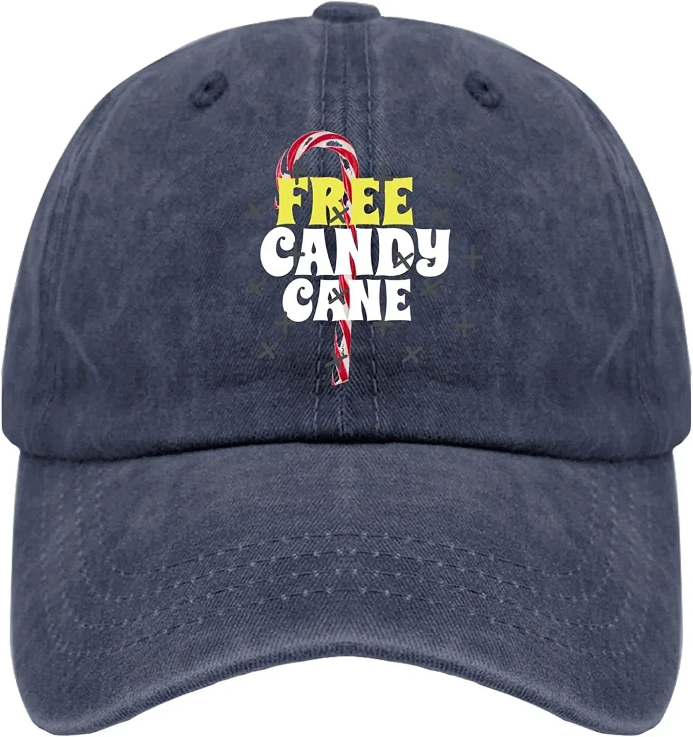 Cool Hats for Men Christmas Cap for Womens Running Cap Quick Dry Free Candy Canee Sun Visor Hat